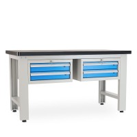 Dielenský stôl Solid MDF-22, 150 cm, 2 závesné boxy