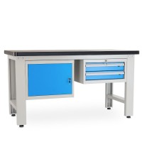 Dielenský stôl Solid MDF-12, 150 cm, 2 závesné boxy