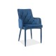 Jedálenská stolička Ricardo Velvet - Modrá