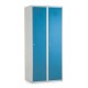 Kovová šatňová skrinka, 80 x 50 x 180 cm, cylindrický zámok - Modrá - RAL 5012