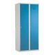 Kovová šatňová skrinka, 80 x 50 x 180 cm, otočný zámok - Modrá - RAL 5012