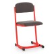 Učiteľská stolička čalúnená - Červená - RAL 3020