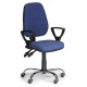 Pracovná stolička Comfort SY s podrúčkami - Modrá