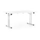 Skladací stôl 160 x 80 cm - Biela