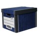 Archivačný kontajner Fellowes Bankers Box Woodgrain 2 ks/bal - Modrá