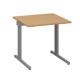 Stôl ProOffice C 80 x 80 cm - Buk