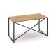 Stôl ProX 138 x 67 cm - Dub hamilton / grafit