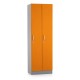 Drevená šatníková skrinka Visio LUX - 2 oddiely, 60 x 42 x 190 cm - Oranžová
