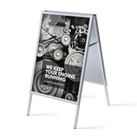 Univerzálne reklamné áčko 700 x 1000 mm, ostrý roh, profil 32 mm