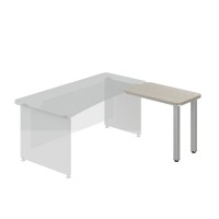Prístavný stôl TopOffice, pravý, 90 x 55 cm