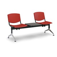 Plastová lavica Design, 2-sedadlo + stolík