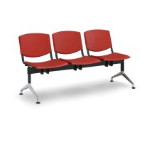 Plastová lavica Design, 3-sedadlo