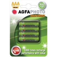 Nabíjacia NiMH batéria AgfaPhoto AAA, 900 mAh, 1,2 V, blister 4 ks