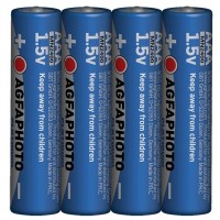 Power alkalická batéria AgfaPhoto LR03/AAA, 1,5 V, 4 ks