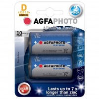Power alkalická batéria AgfaPhoto  LR20/D, 1,5 V blister 2 ks