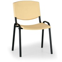 Konferenčná stolička Design - čierne nohy