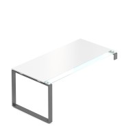Stôl Creator 180 x 90 cm, grafitová podnož, 1 noha