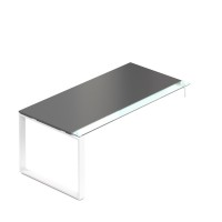 Stôl Creator 180 x 90 cm, biela podnož, 1 noha