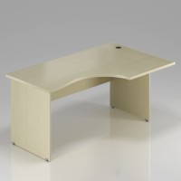 Ergonomický stôl Visio 180 x 100 cm, pravý Javor - dopredaj, starý odtieň