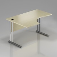 Ergonomický stôl Visio 180 x 100 cm, ľavý Javor - dopredaj, starý odtieň