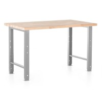 Výškovo nastaviteľný dielenský stôl 120 x 80 cm
