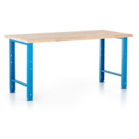 Výškovo nastaviteľný dielenský stôl 170 x 80 cm