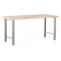 Výškovo nastaviteľný dielenský stôl 170 x 80 cm