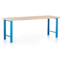 Výškovo nastaviteľný dielenský stôl 220 x 80 cm