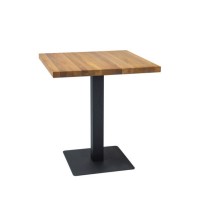 Jedálenský stôl Puro 70 x 70 cm - doska dyha