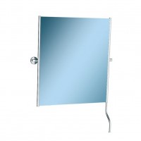 Sklopné zrcadlo s úchytem, 50 × 60 cm