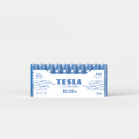 Zinková batéria Tesla BLUE+ R03/AAA, 1,5 V, 10 ks