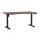 Výškovo nastaviteľný stôl OfficeTech B 160 x 80 cm, čierna podnož
