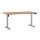 Výškovo nastaviteľný stôl OfficeTech B 160 x 80 cm, šedá podnož