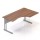 Rohový stôl Visio LUX 160 x 100 cm, pravý
