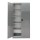 Nerezová policová skriňa Premium - 90 x 40 x 185 cm, cylindrický zámok