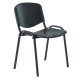 Plastová konferenčná stolička ISO - čierne nohy - Čierna