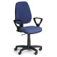Pracovná stolička Comfort KP s podrúčkami - Modrá