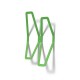 Nástenný designový vešiak dvojitý - Zelená