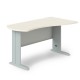 Rohový stôl Manager, pravý 140 x 80 cm - Agát svetlý