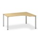 Ergonomický stôl ProOffice B 180 x 120/80 cm, pravý - Divoká hruška