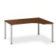 Ergonomický stôl ProOffice B 180 x 120/80 cm, pravý - Orech 