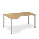 Ergonomický stôl ProOffice B 180 x 120/80 cm, ľavý - Buk