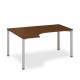 Ergonomický stôl ProOffice B 180 x 120/80 cm, ľavý - Orech 