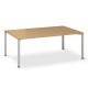 Konferenčný stôl ProOffice 120 x 200 x 74,2 cm - Buk