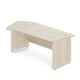 Rohový stôl TopOffice Premium 227,1 x 109,6 cm, ľavý - Agát svetlý