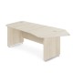 Rohový stôl TopOffice Premium 227,1 x 109,6 cm, pravý - Agát svetlý