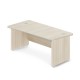 Rohový stôl TopOffice Premium 203,2 x 102,7 cm, ľavý - Agát svetlý