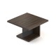 Konferenčný stôl Lineart 120 x 120 cm - Brest tmavý / antracit