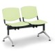 Plastová lavica Design, 2-sedadlo - Zelená