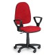 Pracovná stolička Torino s podrúčkami - Červená